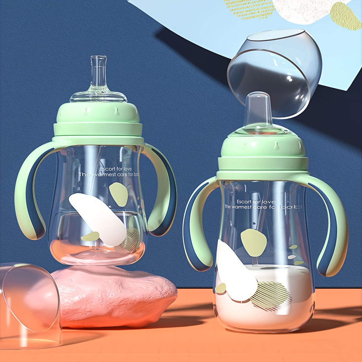 Super Family Newborn Feeding Bottle: Sippy Cup For Infant - Temu