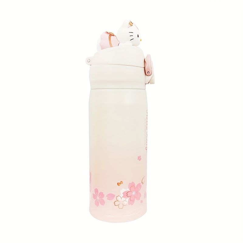 KAWAII SANRIO HELLO KITTY SAKURA STAINLESS STEEL 420 ML THERMOS WATER –  nish kawaii shop