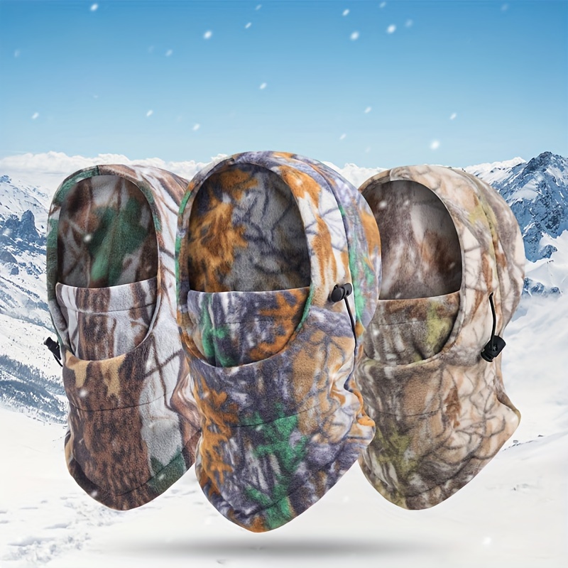 Outdoor Sports Camouflage Headgear Breathable Balaclava Face - Temu