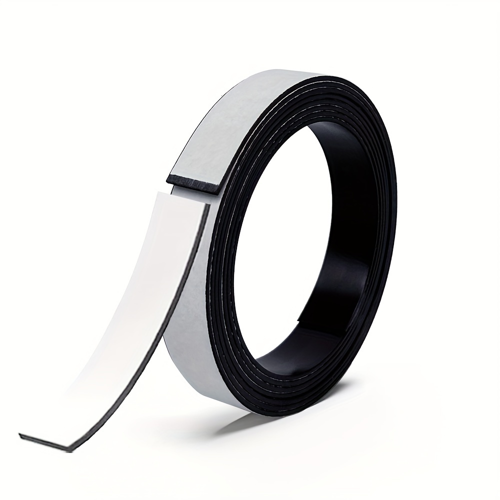 10 Meters Rubber Magnet 10*1 mm Self Adhesive Flexible Magnetic Strip  Rubber Magnet Tape Width 10mm Thickness 1mm 10x1 mm