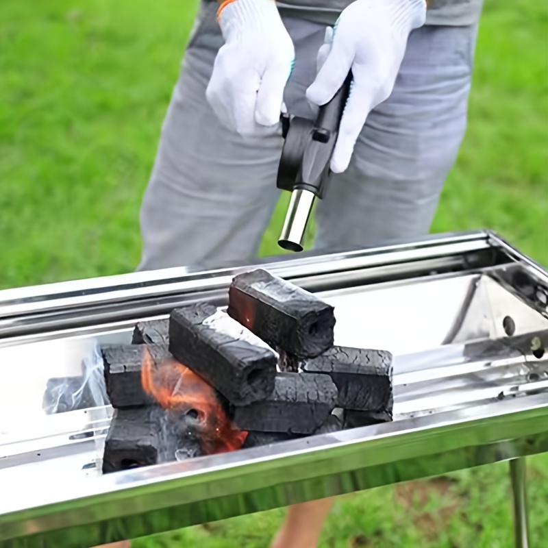 Mini souffleur d'air Portable 1pc, soufflet manuel à manivelle pour feu de  Barbecue, ventilateur de Combustion pour le Camping de pique-nique de