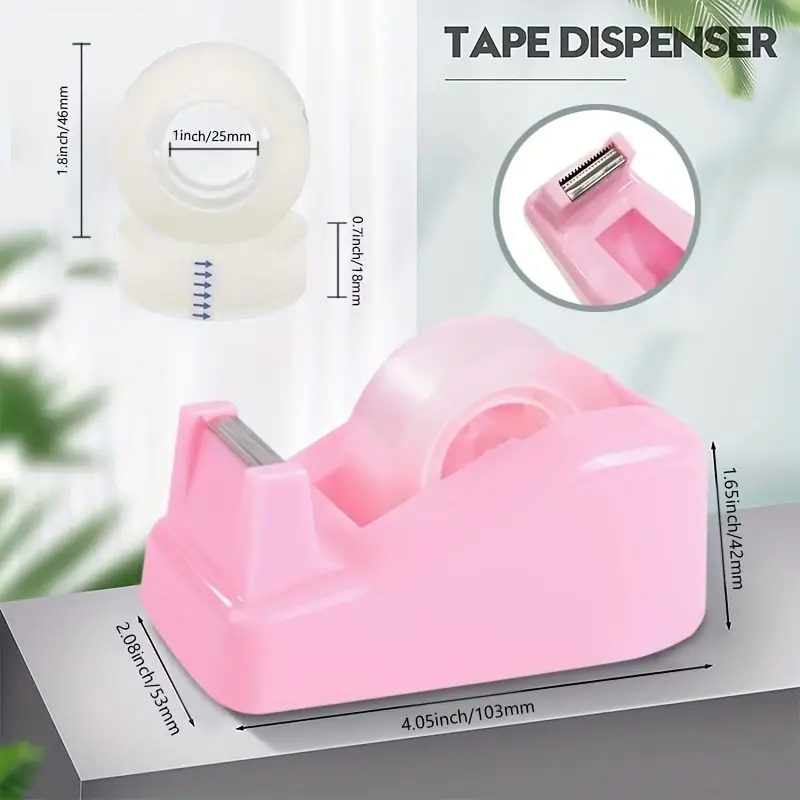 Cute Tape Dispenser Perfect For Wrapping Diy Stickers - Temu