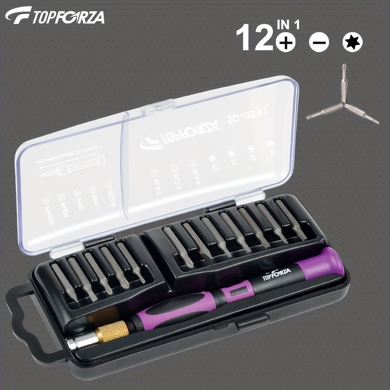 

12-in-1 Precision Screwdriver Set Professional Repair Took Kit For Phone Laptop Pc Camera Game Console Glasses Screwdrivers