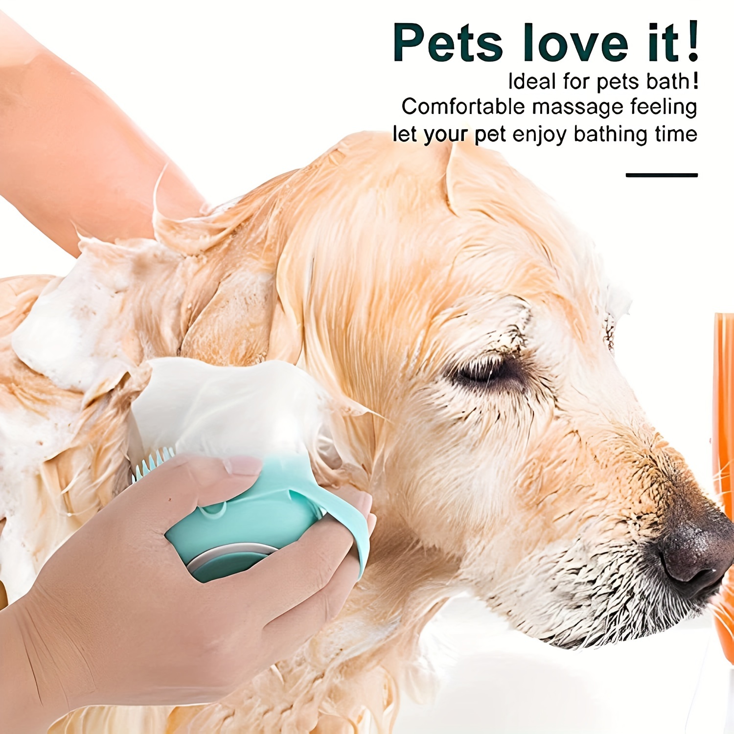 Dropship Pet Dog Shampoo Massager Brush Cat Massage Comb Grooming Scrubber  Shower Brush For Bathing Short Hair Soft Silicone Brushes to Sell Online at  a Lower Price