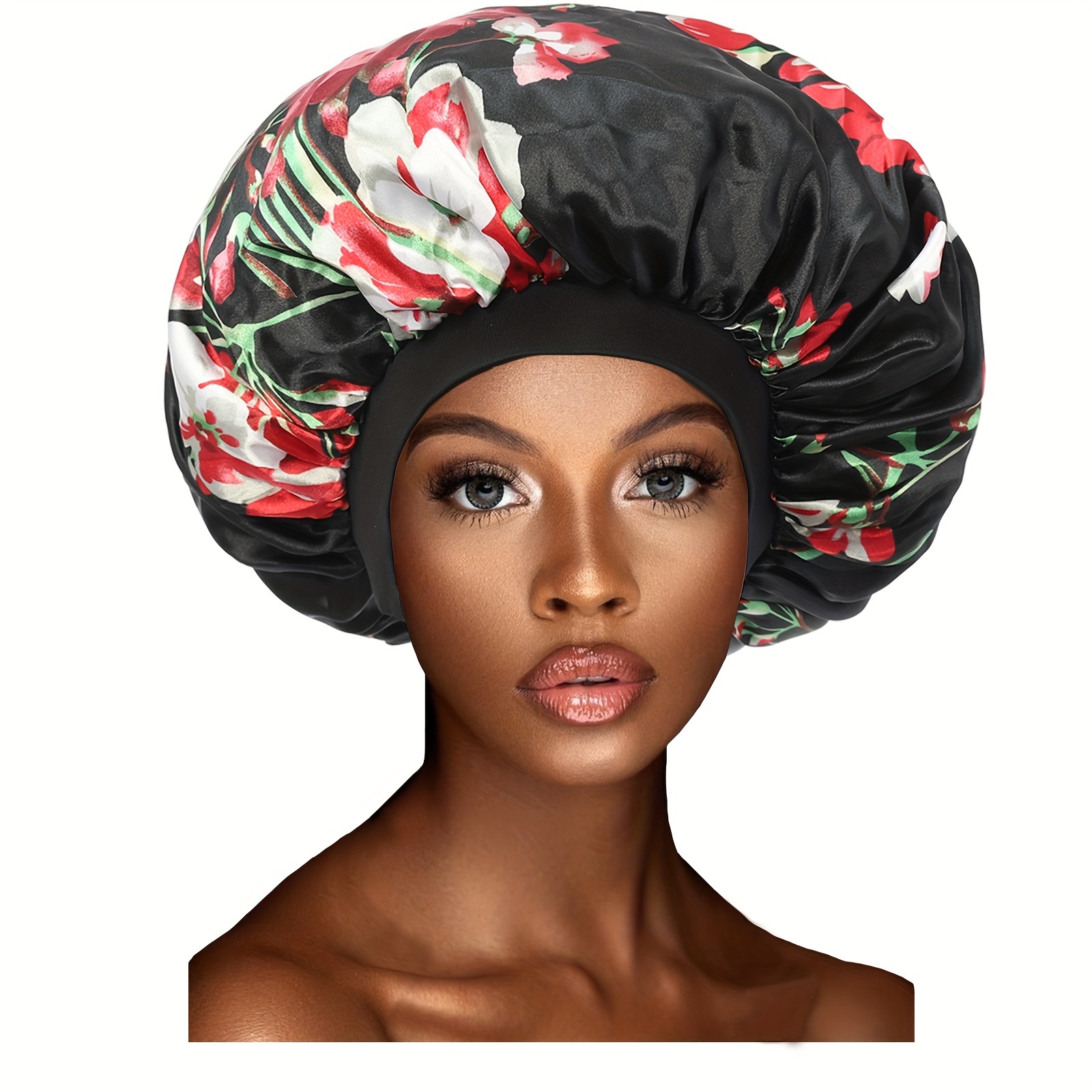 Bonnets Soyeux Pour Femme Bonnet De Couchage En Satin Extra - Temu