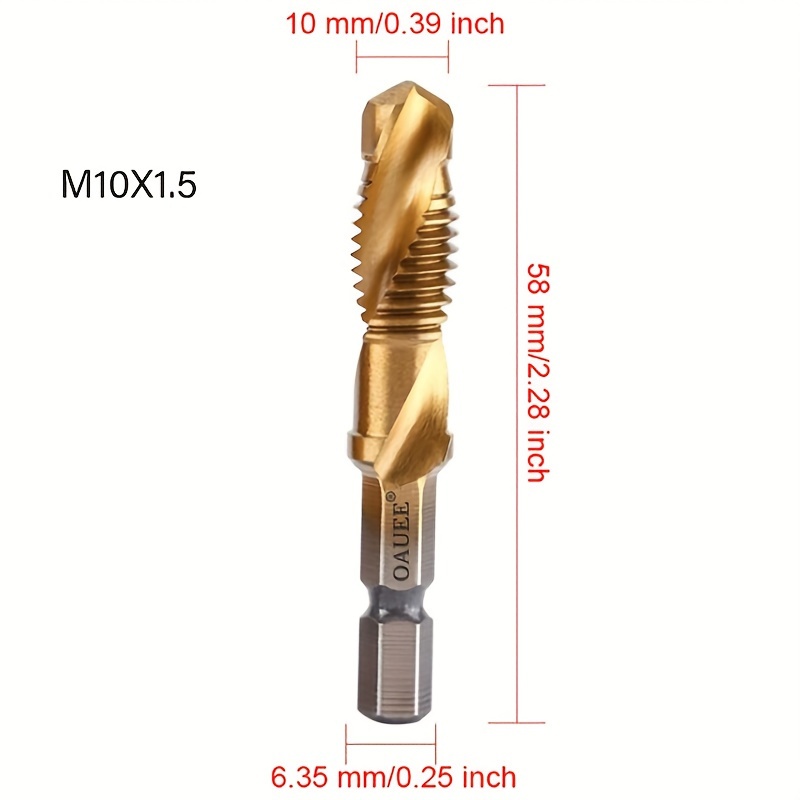 M10x1.25 Metric Tap + Die Alloy Steel RIGHT Hand Threading tool 10mm -1.25