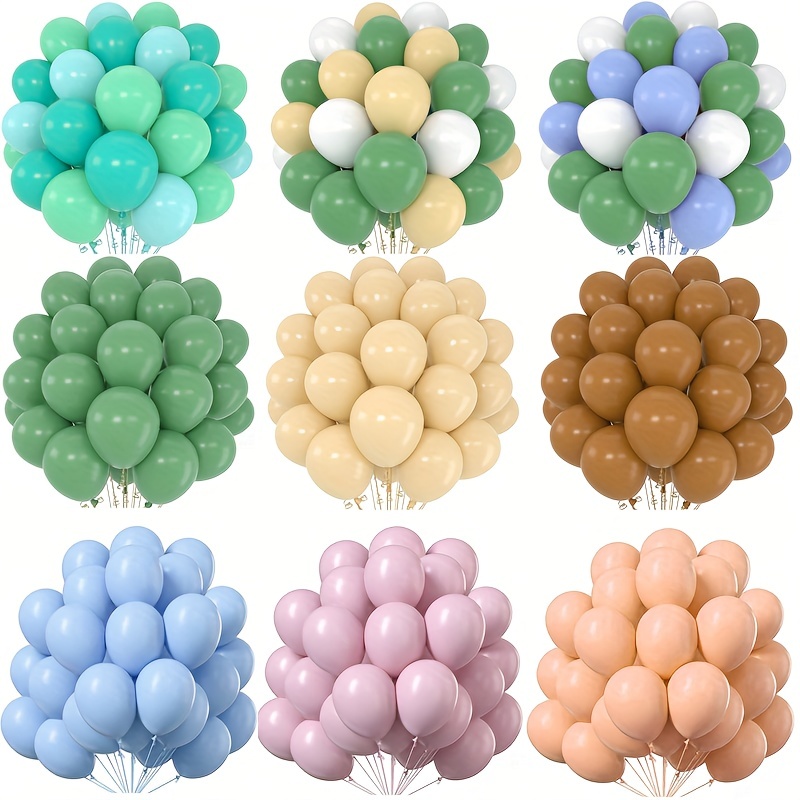 Ballons latex noir pastel 30 cm pour le réveillon du Nouvel An - PartyDeco  - 6 pcs. par 2,50 €