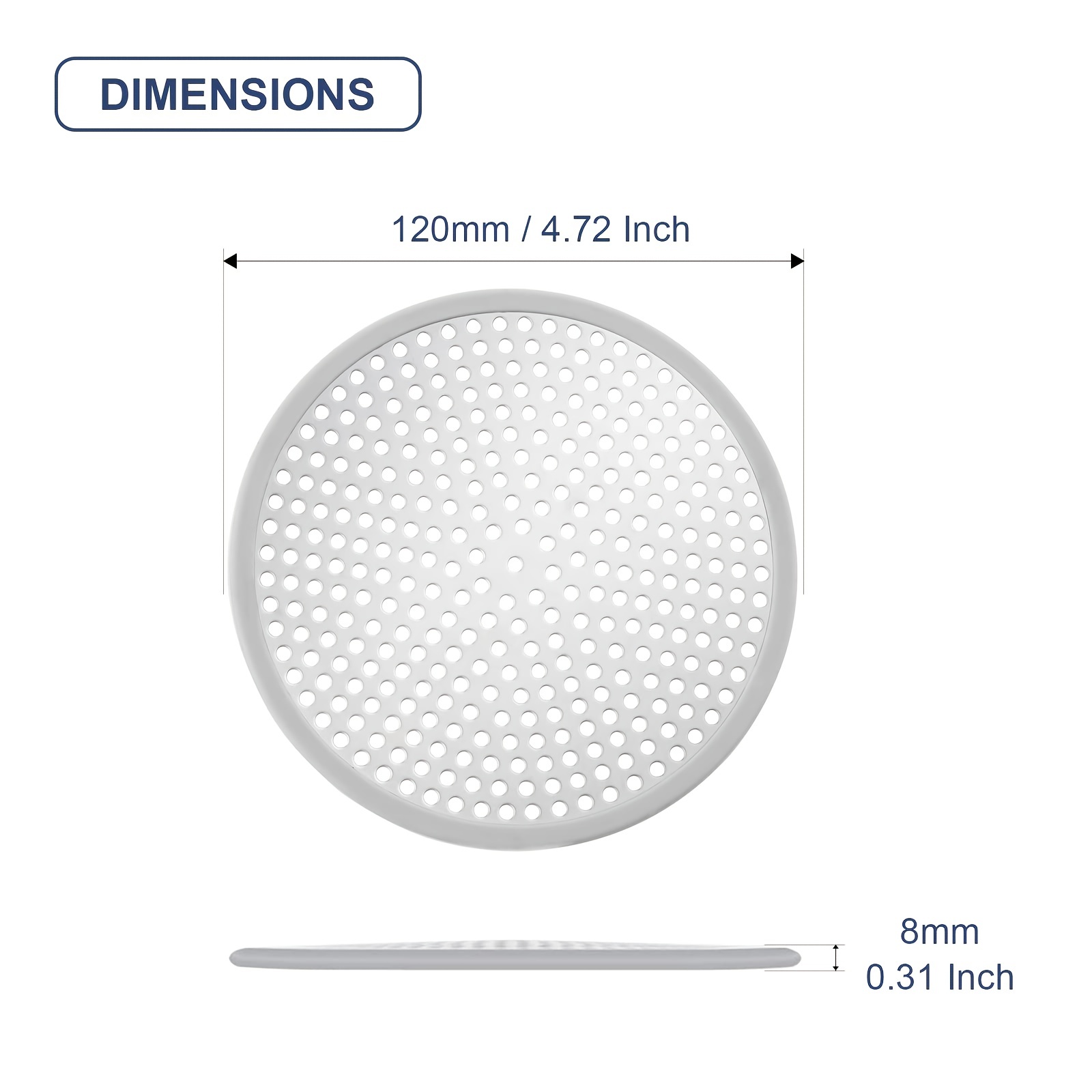 Shower Drain Hair Catcher Cover Strainer, Stall Drain Protector Cover,  Stainless Steel - Temu