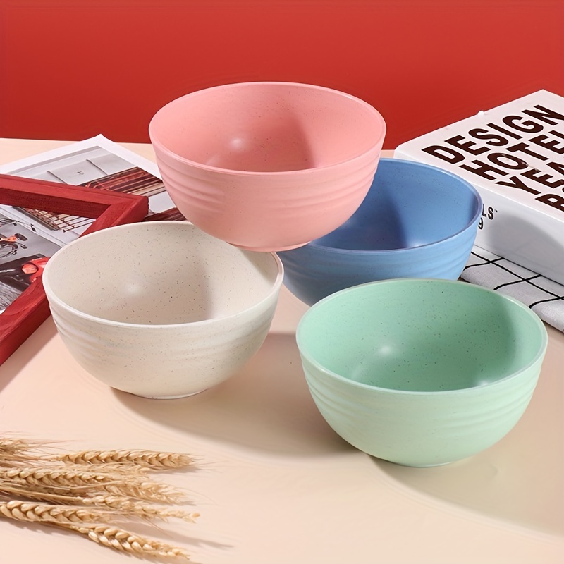 Wheat Straw Bowls, Lightweight And Unbreakable Rice Bowls