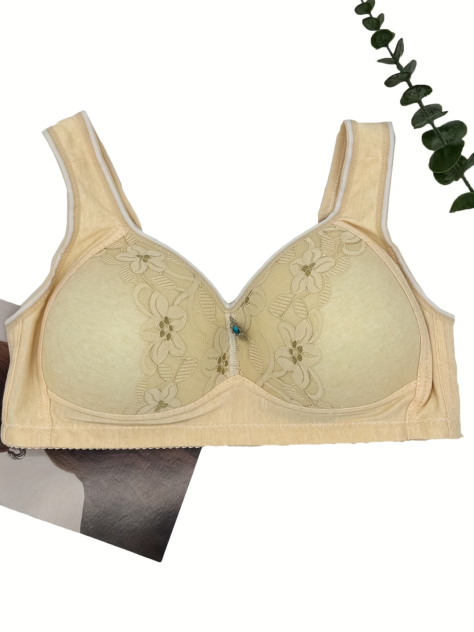 Soutien-gorge Demi-tasse À Oreilles De Lapin Avec Anneau En Acier À Mémoire  De Forme, Soutien-gorge Sans Bretelles Sexy Respectueux De La Peau,  Lingerie Et Sous-vêtements Pour Femmes - Sous-vêtements Et Nuisettes 