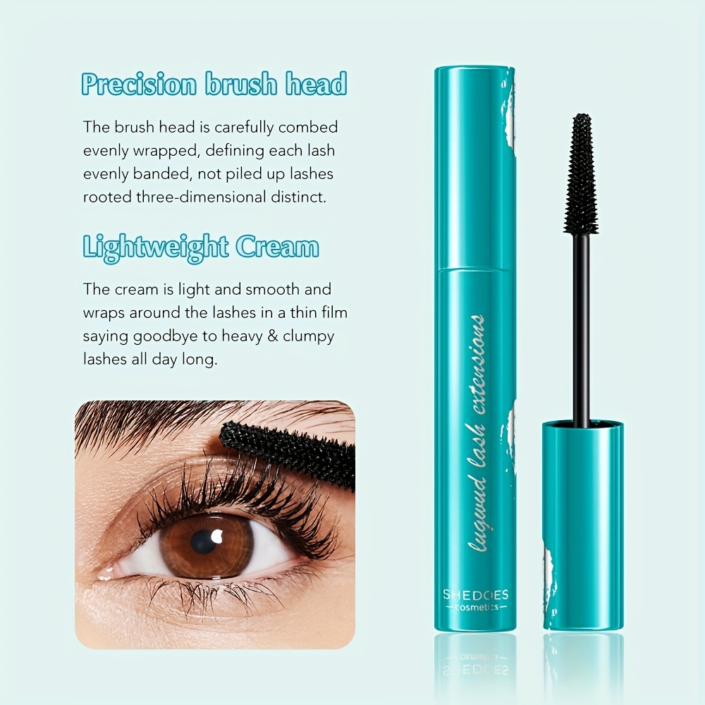 Long Waterproof Mascara Smudge Proof Sweat Proof Easy Removal Lashes Extension