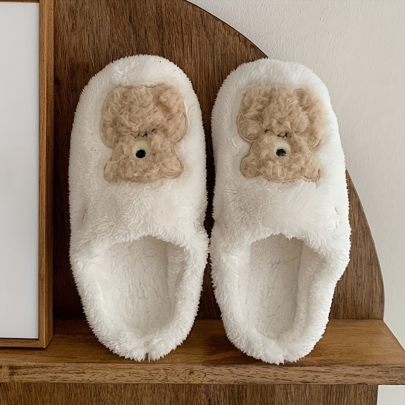 Bear fur online slippers