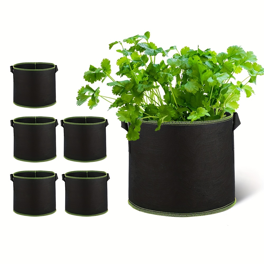  Forart 50 Gallon Grow Bags/Aeration Fabric Pots with Handles,  Plant Grow Bag Aeration Fabric Pots with Handles Plant Container for Garden  Planting : Patio, Lawn & Garden