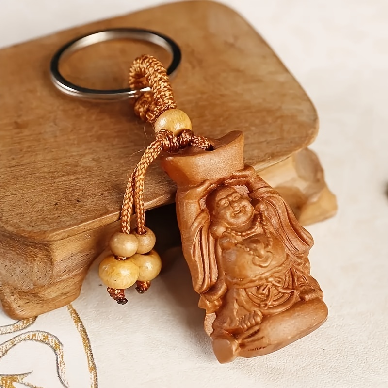 Laughing on sale buddha keychain