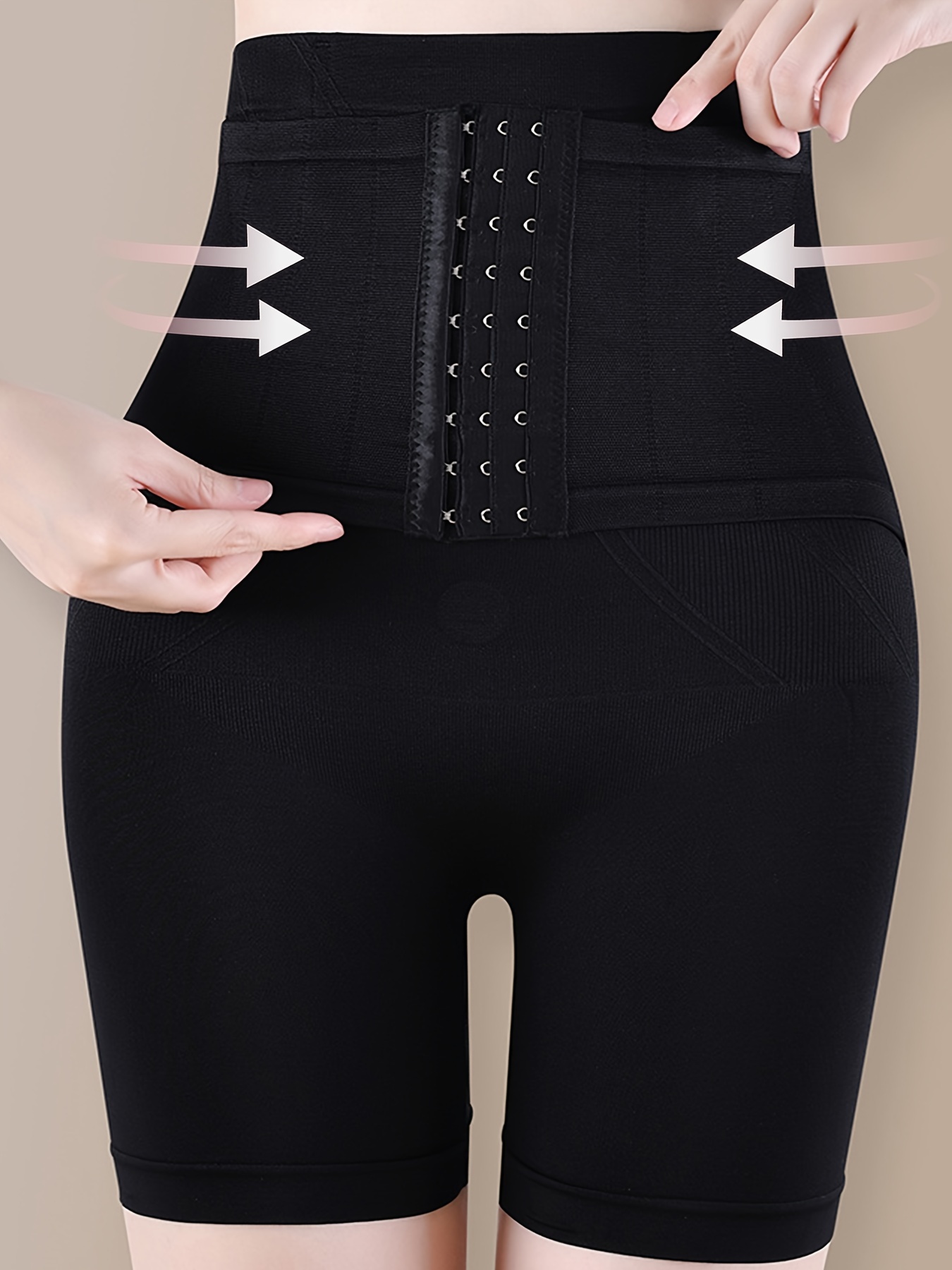 High Waist Zipper Shaping Panties Tummy Control Compression - Temu Canada
