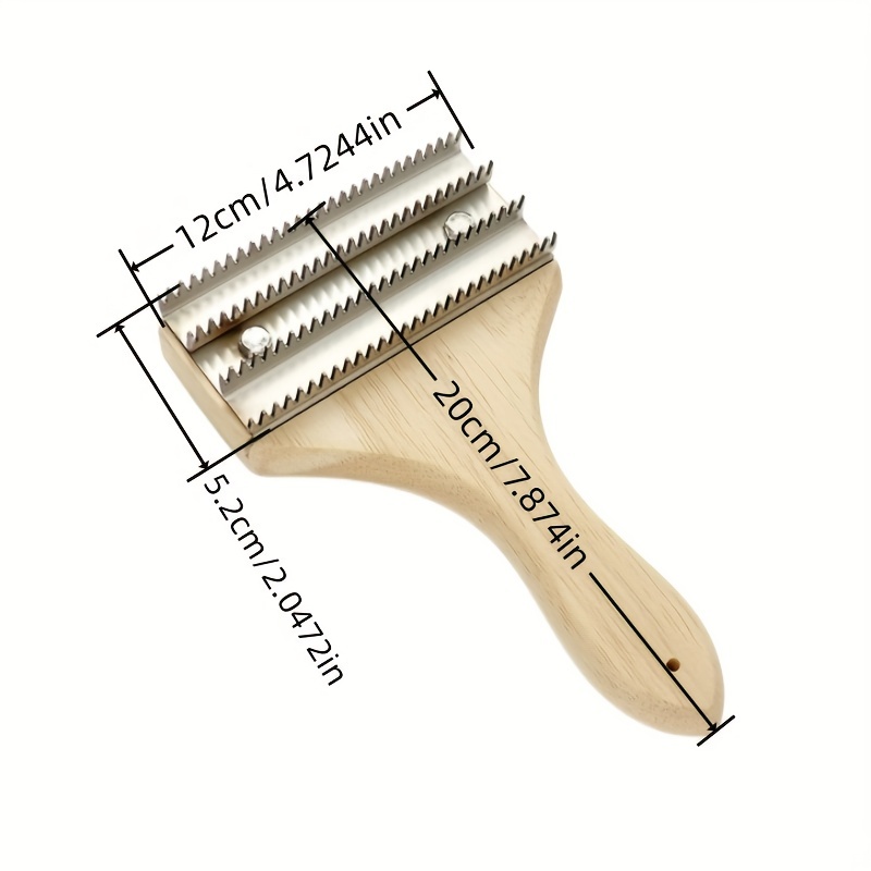 1pc Spazzola Manico In Legno Rimozione Ruggine In - Temu Italy