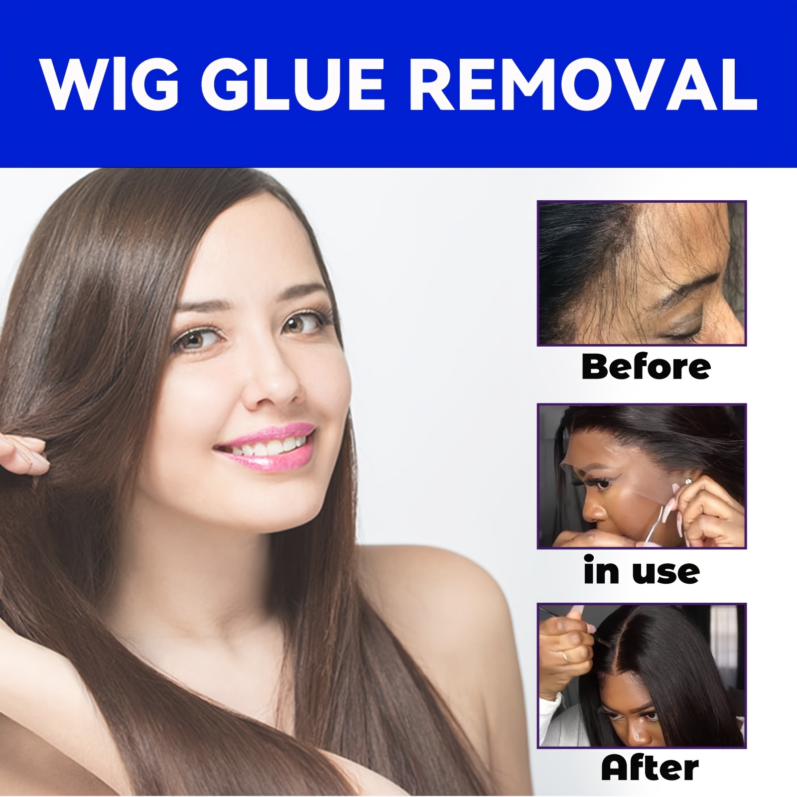 Wig Glue Hair Replacement Adhesive Invisible Bonding Glue - Temu