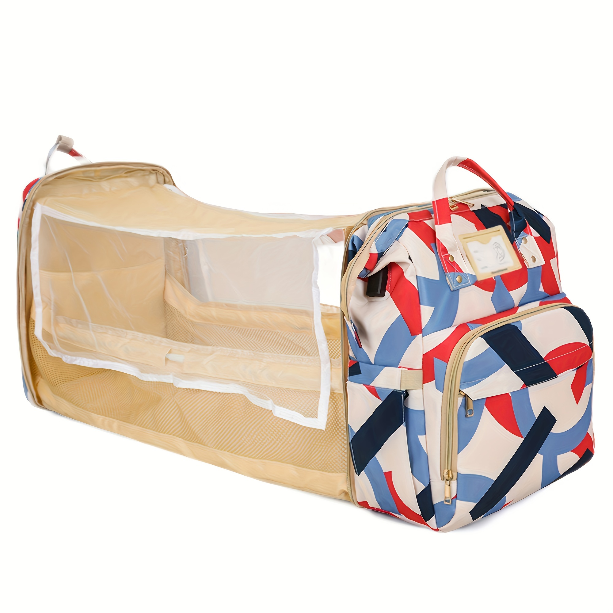 Mochila para pañales, bolsa impermeable para el cuidado del bebé, bolsa  cambiadora de pañales para bebé de viaje (vaca)