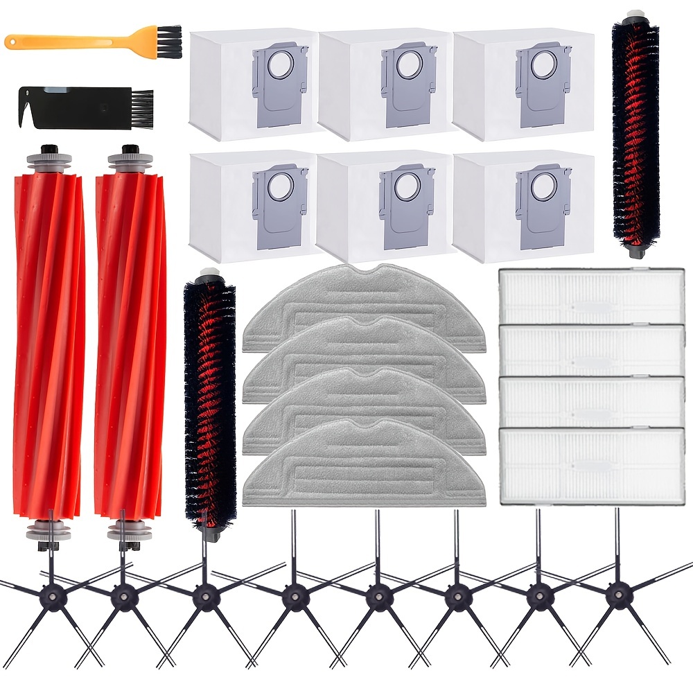 Accessoire aspirateur / cireuse NOVAGO Pack accessoires complet pour  Aspirateur laveur Xiaomi Roborock S7 , T7S , T7 Plus , G10 ( 13 pièces)