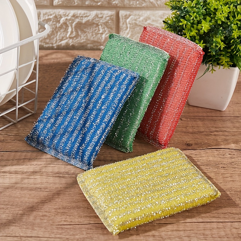 5/6pcs Multipurpose Cleaning Dish Sponges For Kitchen, More Durable  Non-Scratch Scrub Sponges For Washing Dishes/Pots/Sinks