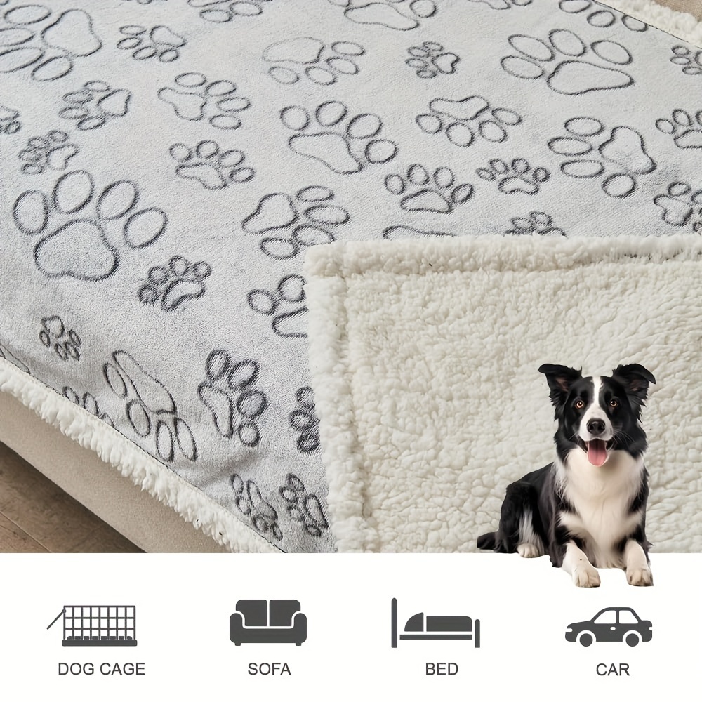 Waterproof Pet Blankets : plush dog blanket