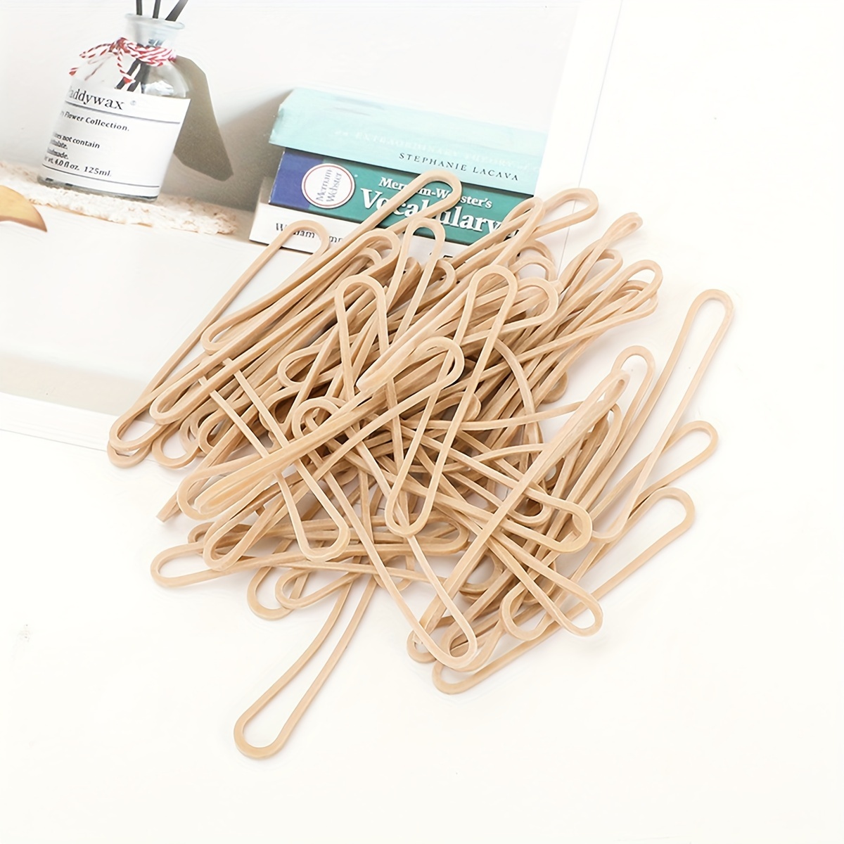 400pk Strong Elastic Rubber Bands Assorted Colours Sizes Home, School and  Office