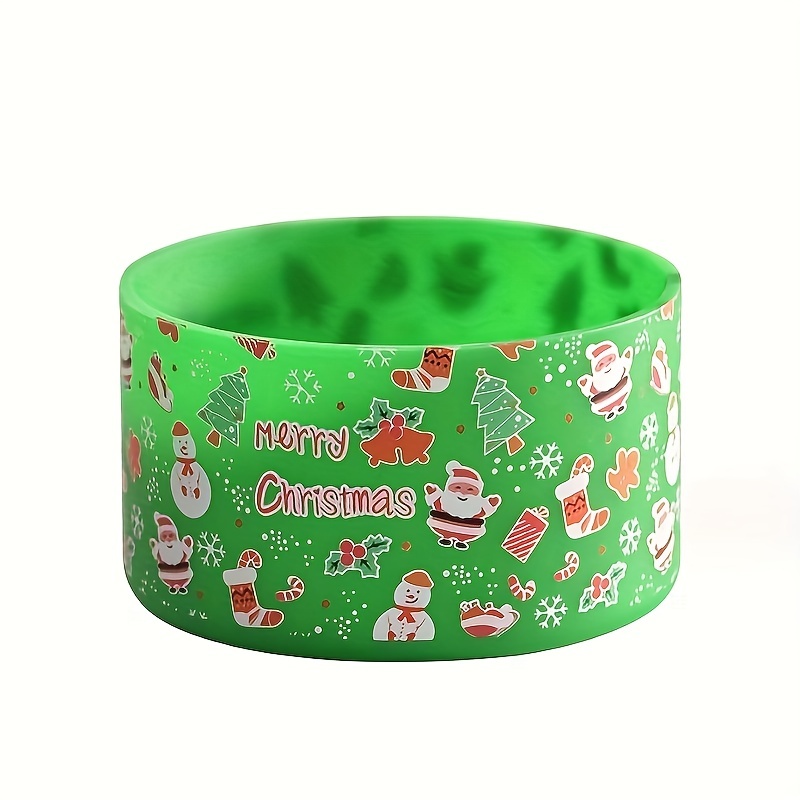 Christmas Theme Silicone Sleeve Boot For Water Cup Silicone - Temu