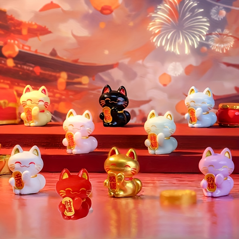 Acheter Figurines d'action de Mini chats de compagnie, 1 pièce, jouets  miniatures, ornement de paysage, décoration de maison de poupée