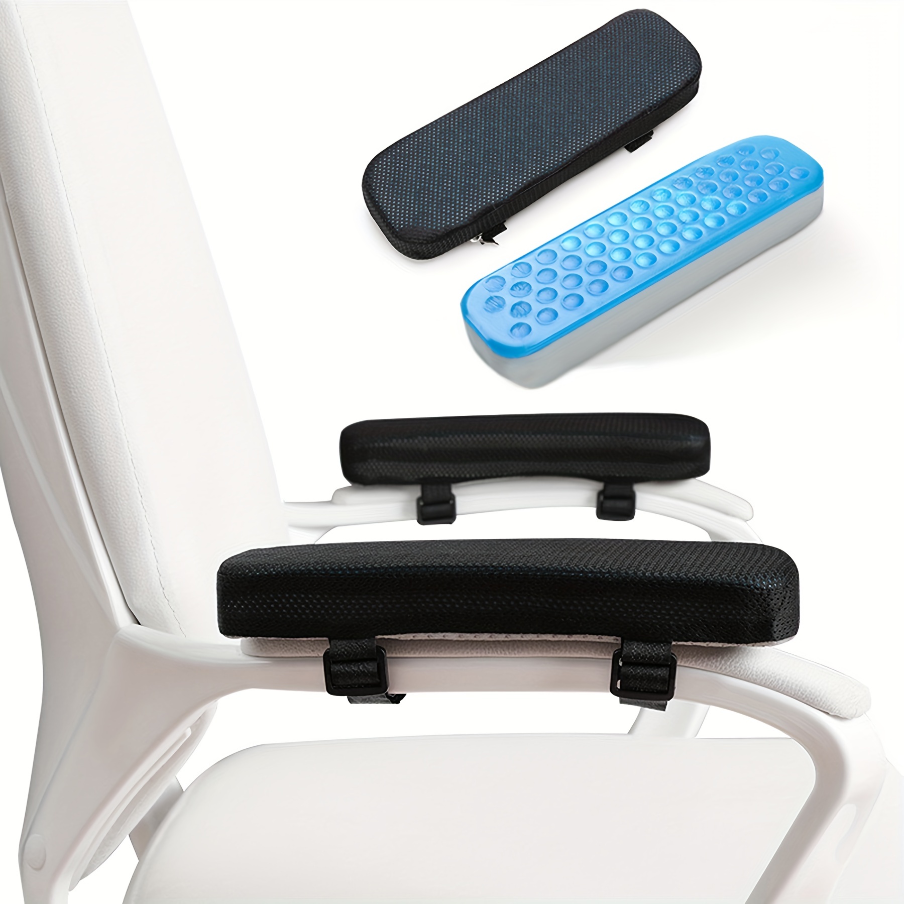 2 Pcs Stuhl Armlehnenpolster Abdeckung Armlehnenbezüge Für Rollstühle Sitz