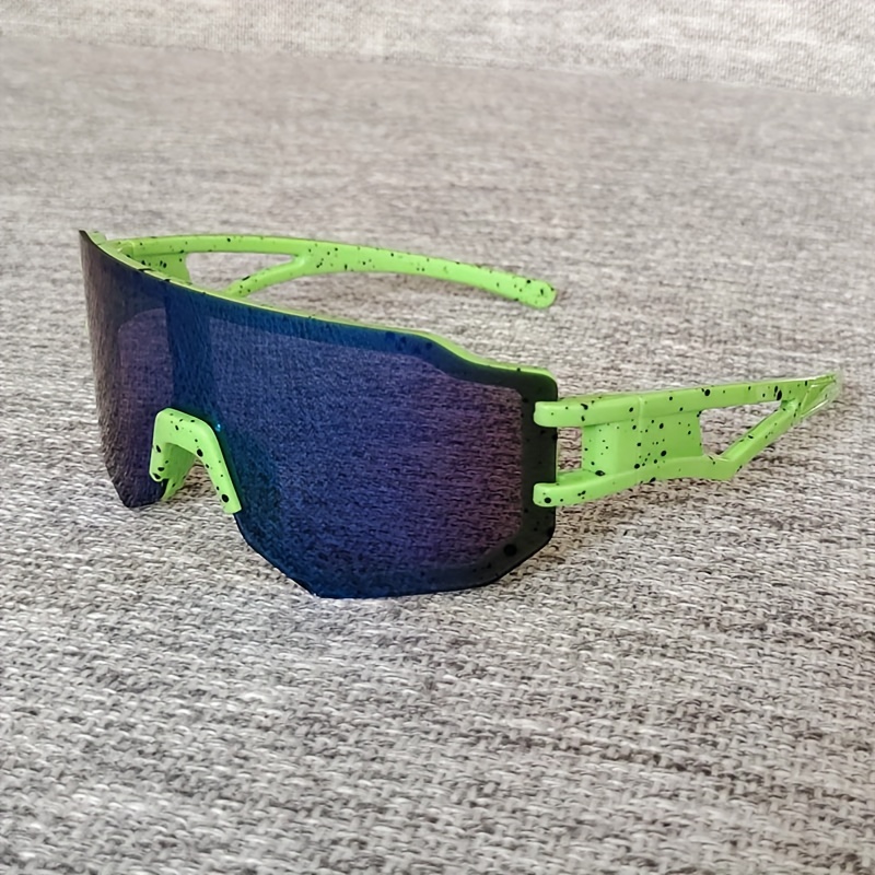1pc Boy's Outdoor Sunglasses, Teen Supplies Graffiti Glasses, UV Protection,Temu