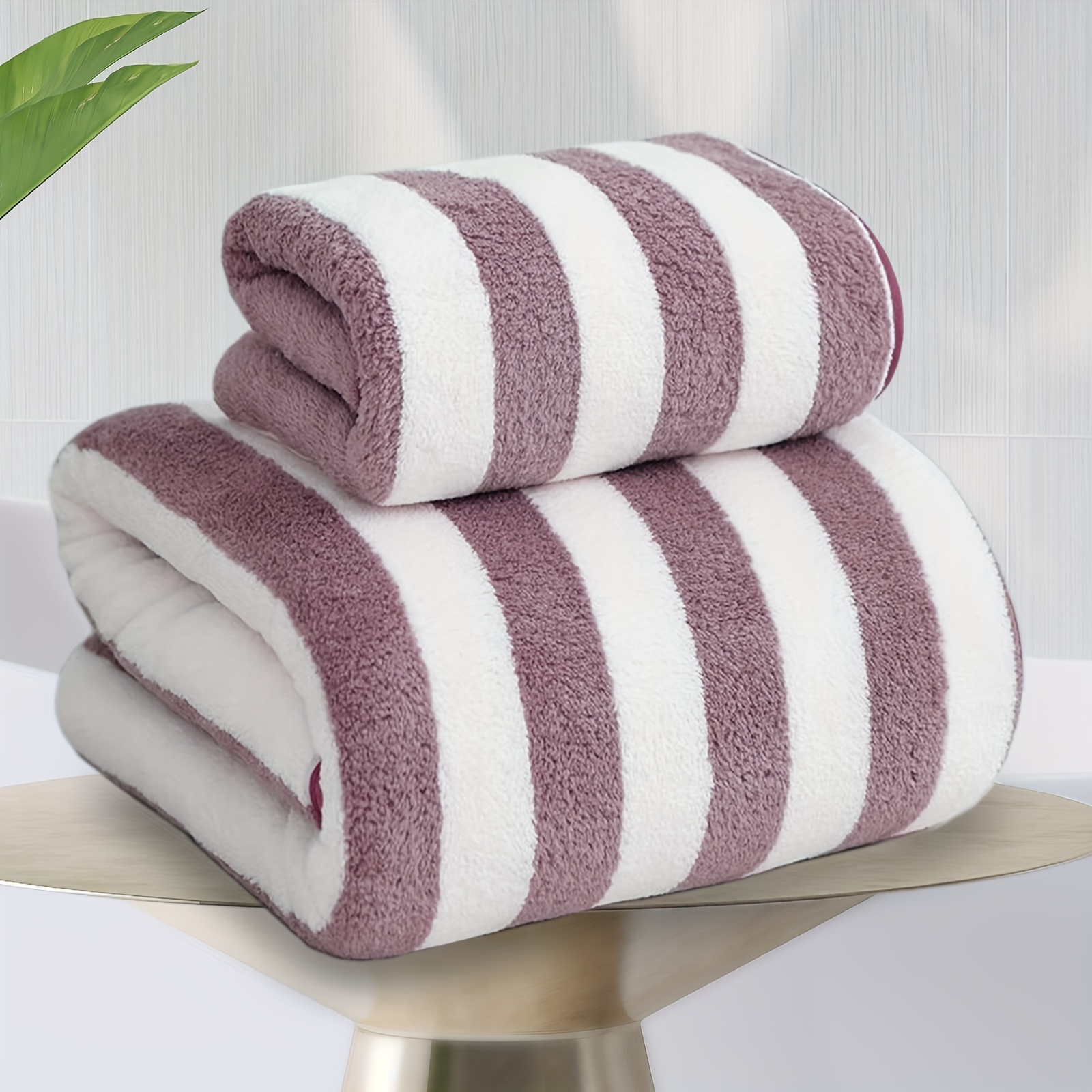 Ultra Soft Pink Towel Set (2 Bath Towels)