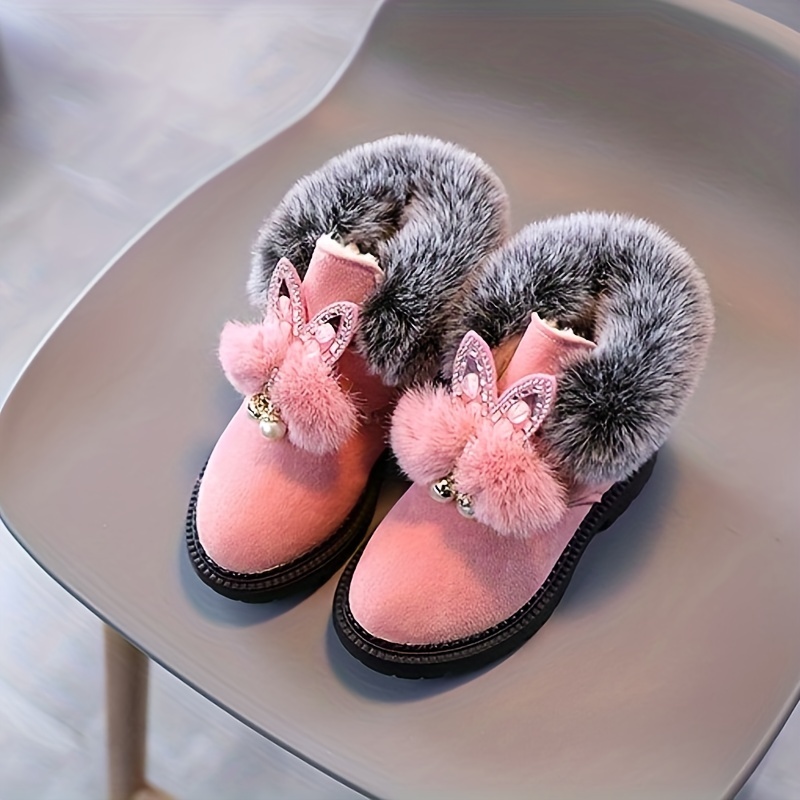 girls fluffy boots