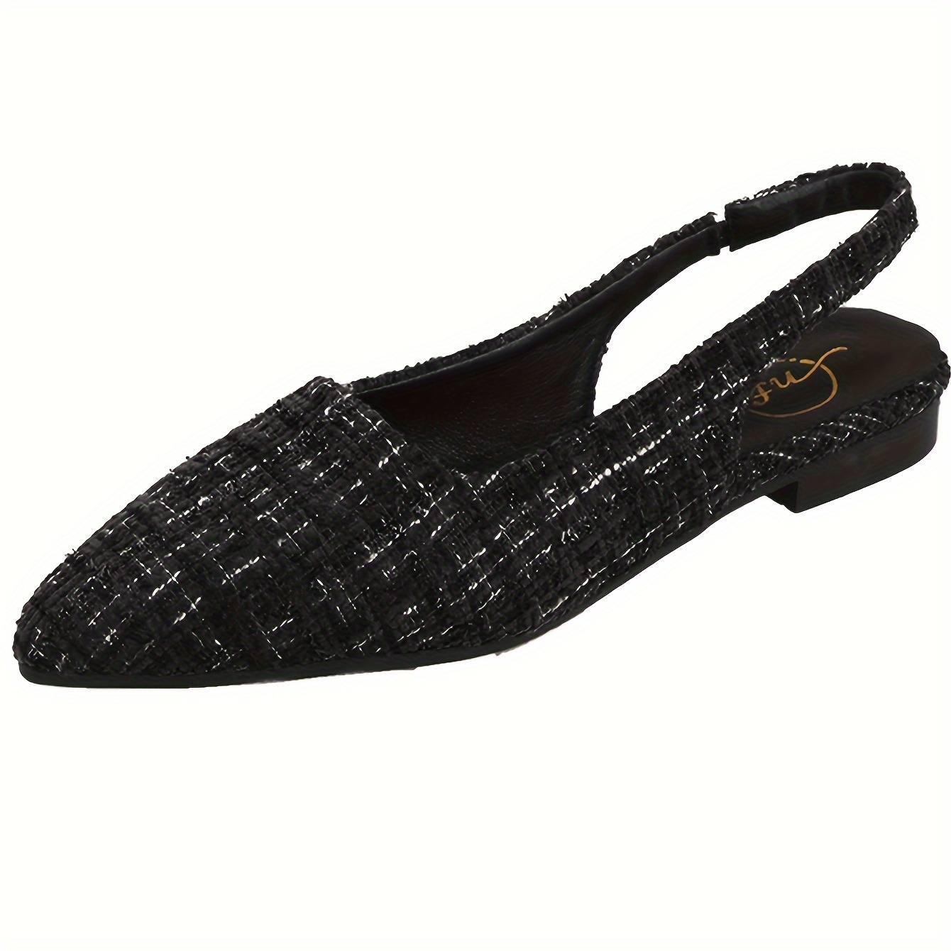 Factory Direct of High-End Vintage Style Women'S Shoes, Wizard of Oz Inspired Open-Toe for Spring And Summer, Featuring French Romantic Pointed Design And Ultra-Comfortable Low-Heeled Backless Flats.