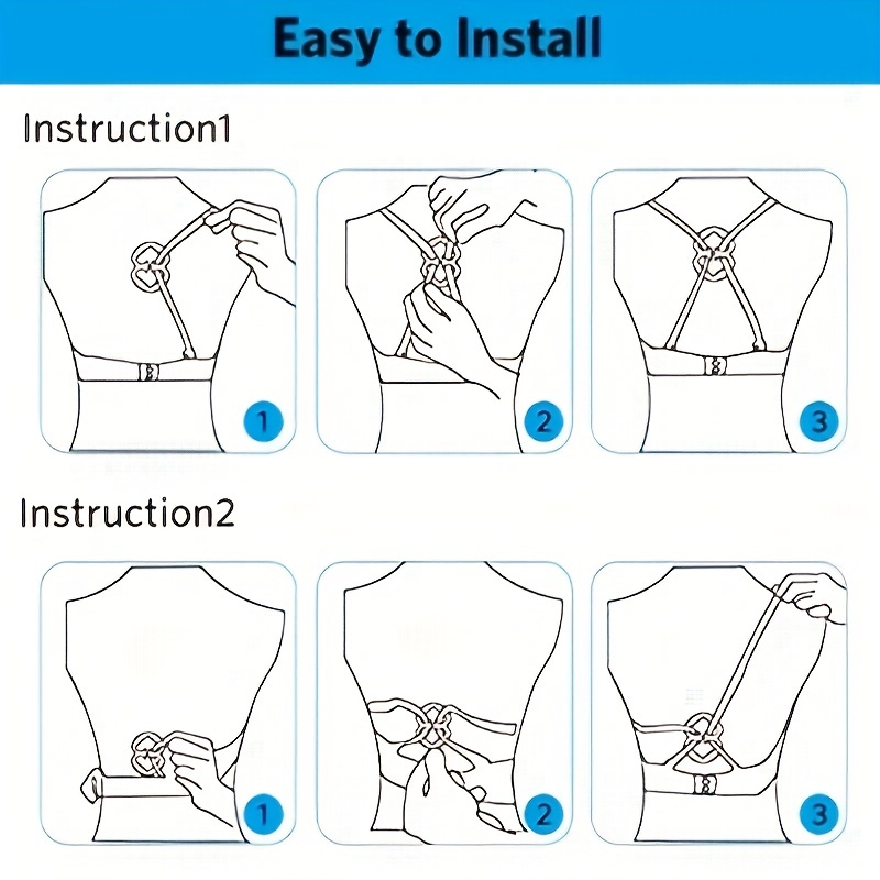 10 Pcs Invisible Bra Strap Clips Non slip Buckles Conceal Bra Straps
