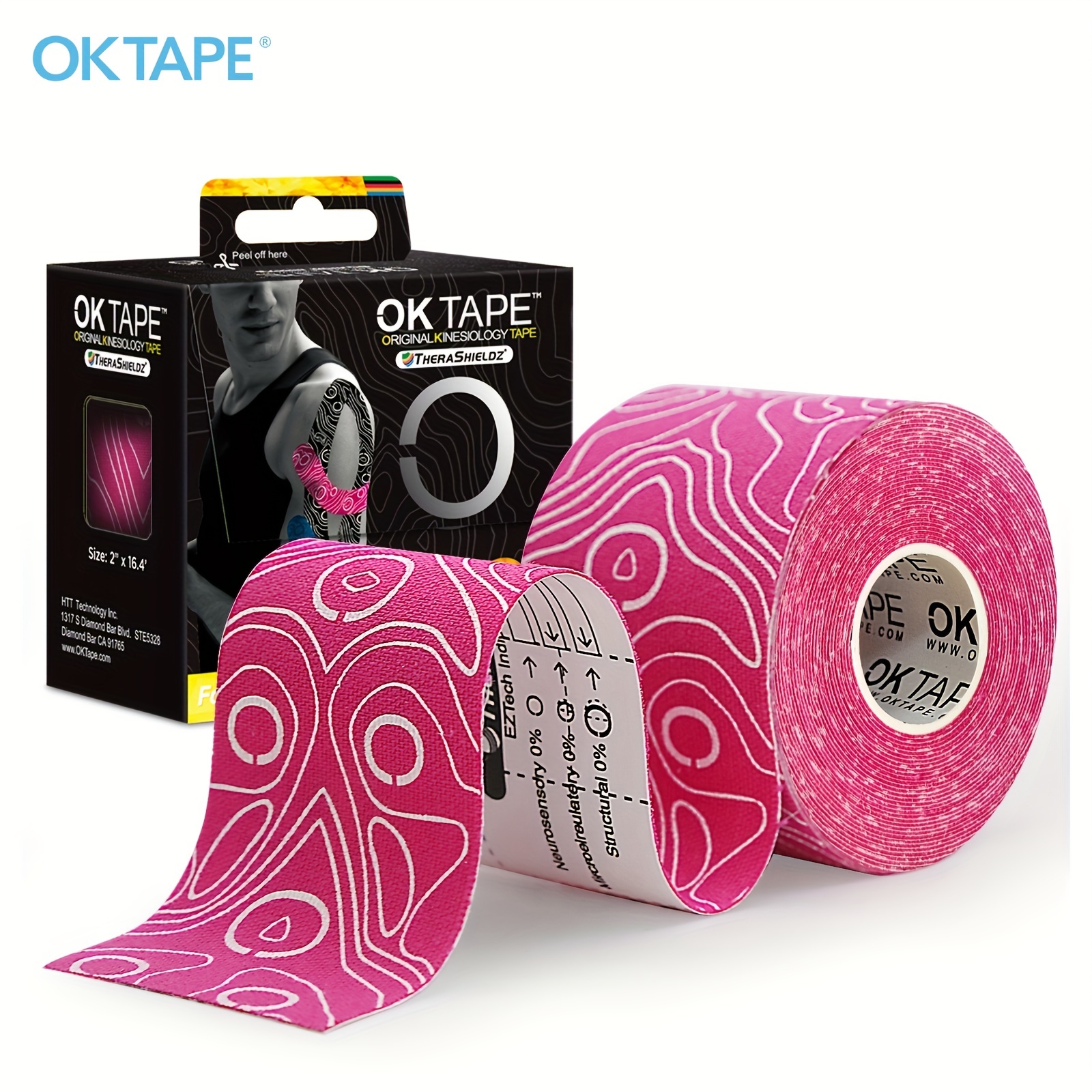 Ok Tape Pro Kinesiology Tape X Long Roll Free Cut Tape - Temu Canada