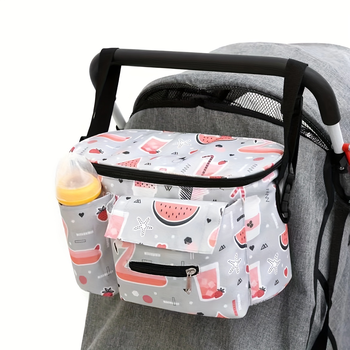 Functional Large Capacity Diaper Bag, Muti-pocket Organizer, Portable  Nursery Storage Bag For Travel - Temu