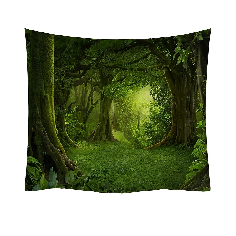 Forest Tapestry Wall Hanging Landscape Tapestry - Temu