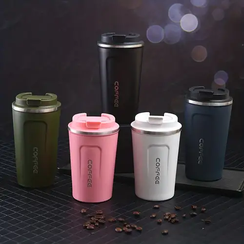 New 350ml/500ml Stainless Steel Coffee Thermos Mug Fashion Portable Vacuum  Flasks Travel Thermal Bottle Tumbler Insulation Cup