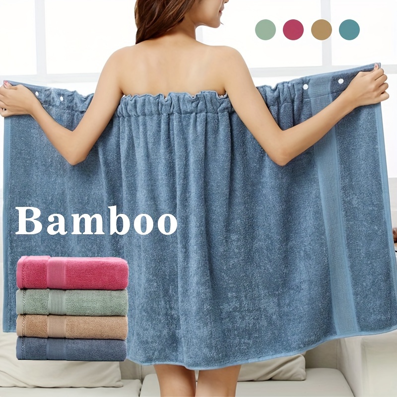 Women's Shower Dress Wearable Bath Wrap Towels Women Patched - Temu