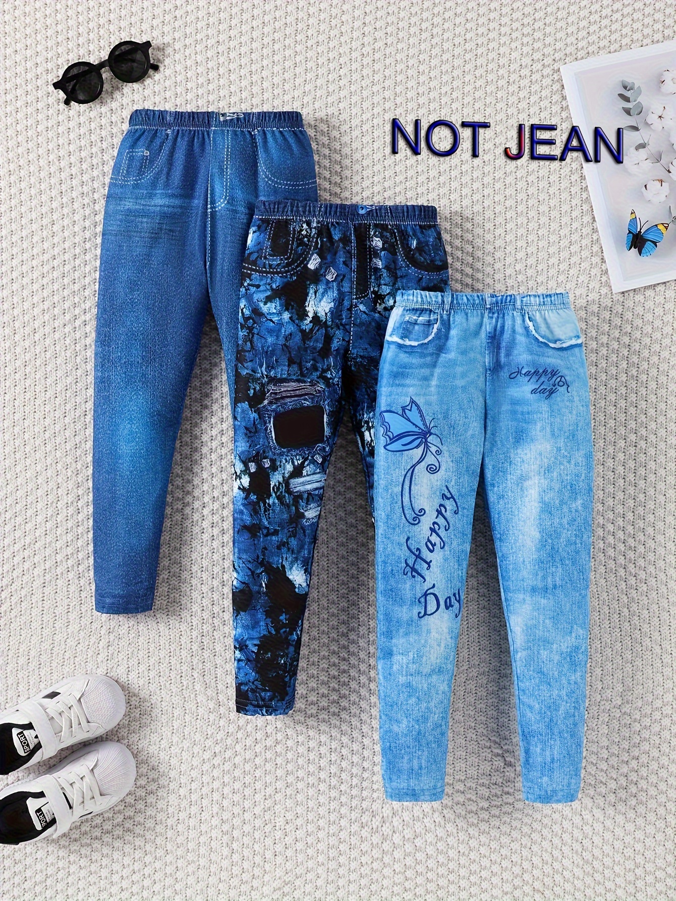 Jeans, pants and leggings for teenage girls