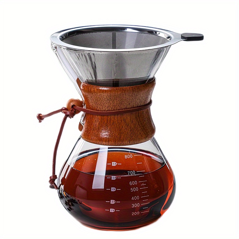 1200ml High Borosilicate Glass Cold Brew Coffee Maker with Easy to
