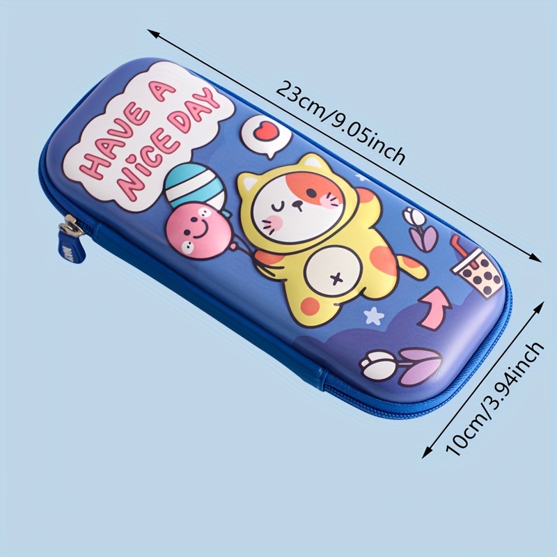 Cute Pencil Case Boys Girls 3d Cartoon Storage Pouch Pen - Temu