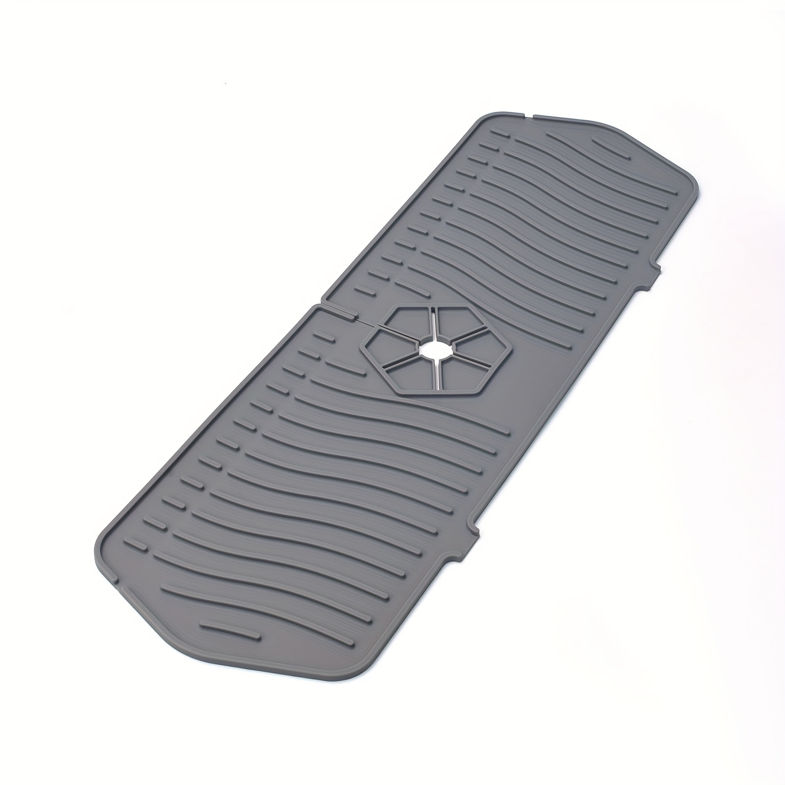 Silicone Kitchen Faucet Splash Guard and Drying Mat