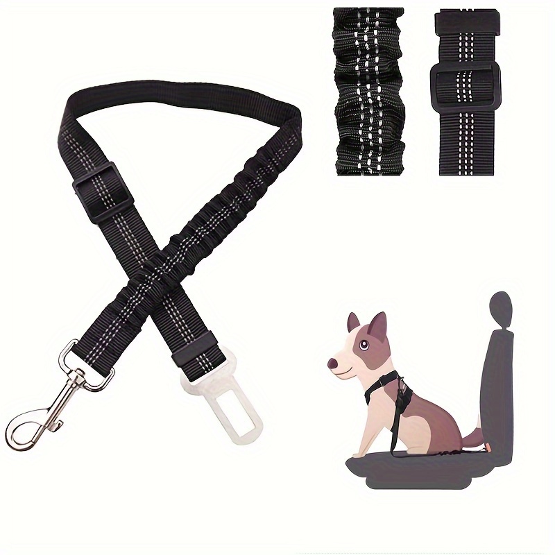 1 Unidad Cinturón Seguridad Coche Mascotas Accesorios Coche - Temu Chile