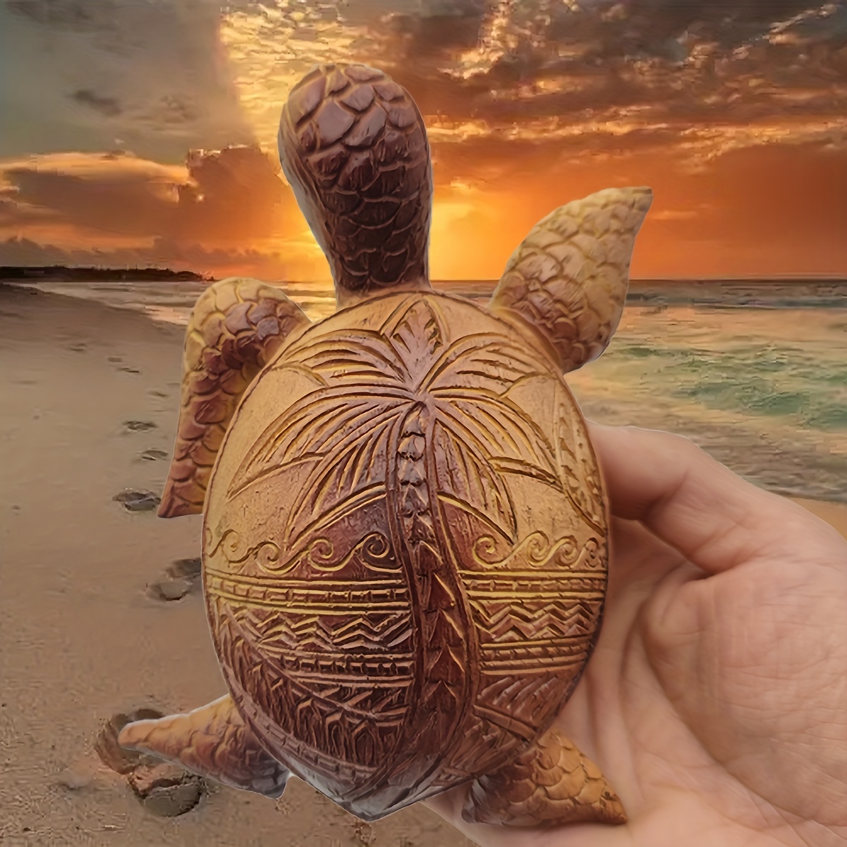 1pc Mini Turtles Miniature Figurines Simulation Small Tortoise Ornament  Realistic Sea Turtles Resin Cute Beach Sea Turtles For Bonsai Craft Fairy  Gard