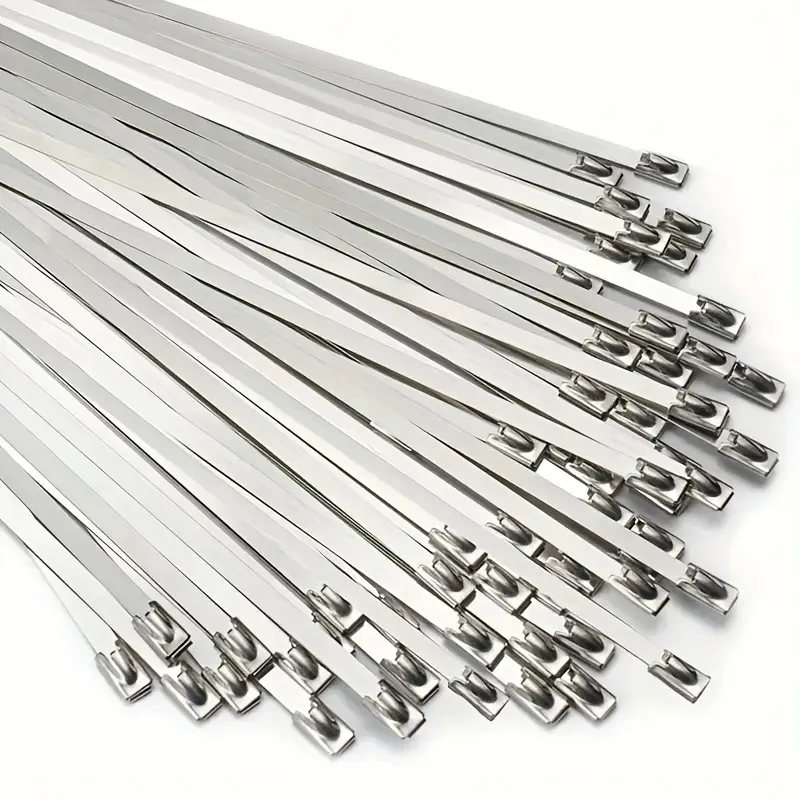 20/100 Stück Metall kabelbinder Edelstahl kabelbinder - Temu Austria