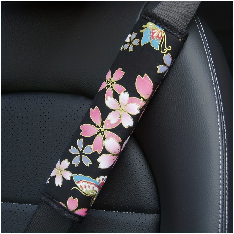 Auto Sicherheitsgurtbezug Nackenkissen Süße Plüsch Schulter  Sicherheitsgurtpolster für komfortableres Fahren