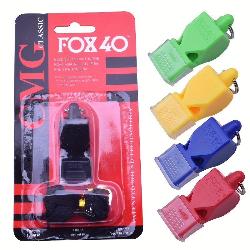 High Quality Plastic Whistle Classic Referee Whistle Soccer - Temu