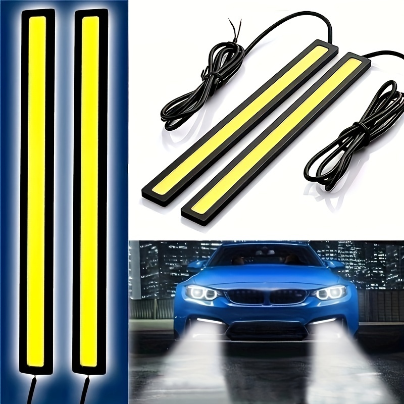 Tira de luces led para capó de coche, lámpara de decoración Universal, DRL,  Flexible, diurna - AliExpress