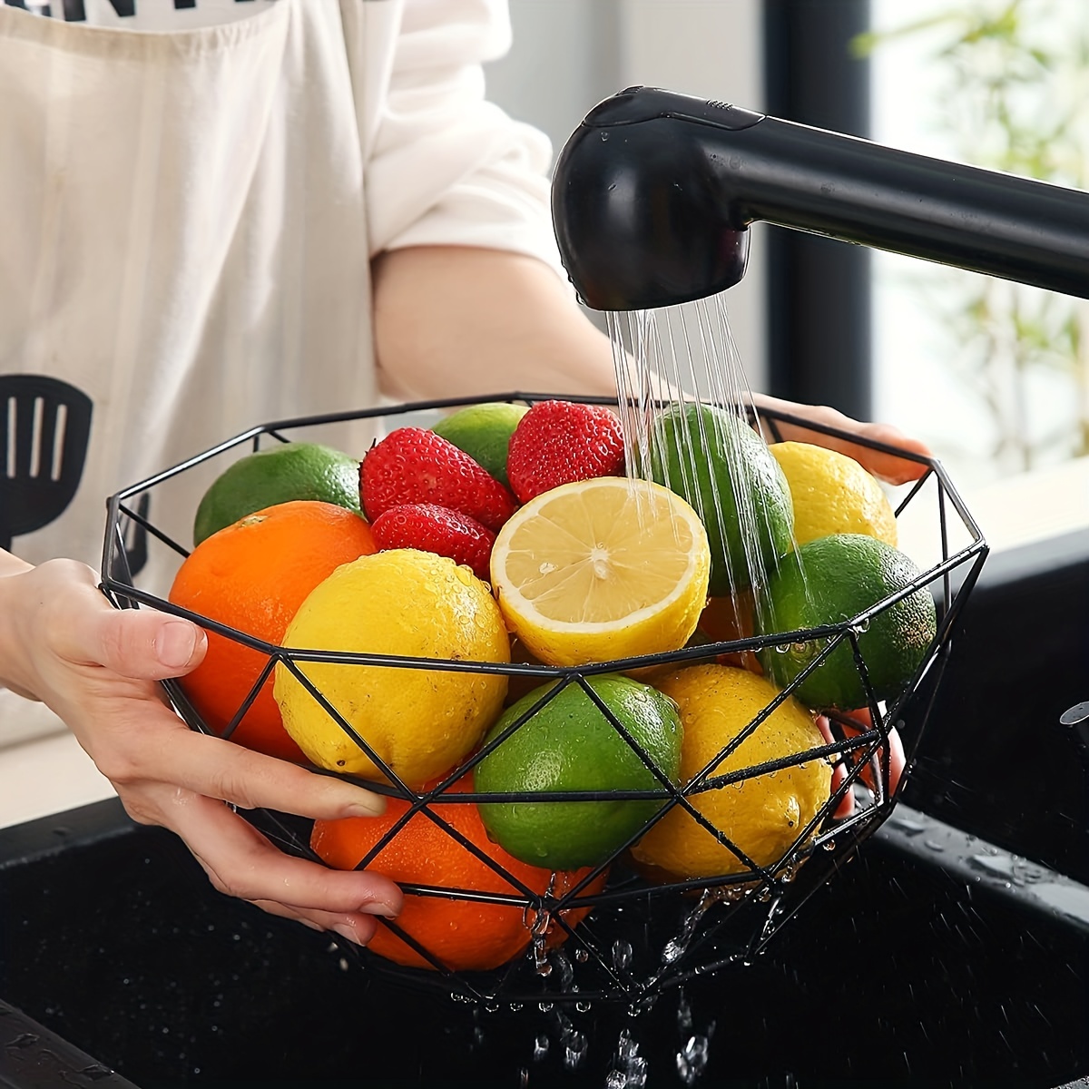 Frutero De Cocina Moderno De Metal Centro De Mesa